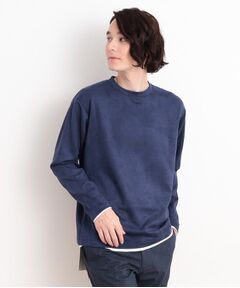 THE SHOP TK / ザ ショップ ティーケー カットソー | スウェードタッチフェイクレイヤードプルオーバー