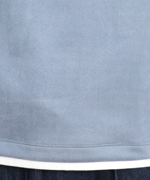 THE SHOP TK / ザ ショップ ティーケー カットソー | スウェードタッチフェイクレイヤードプルオーバー | 詳細12
