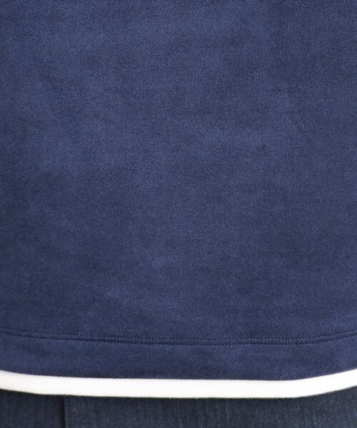 THE SHOP TK / ザ ショップ ティーケー カットソー | スウェードタッチフェイクレイヤードプルオーバー | 詳細16