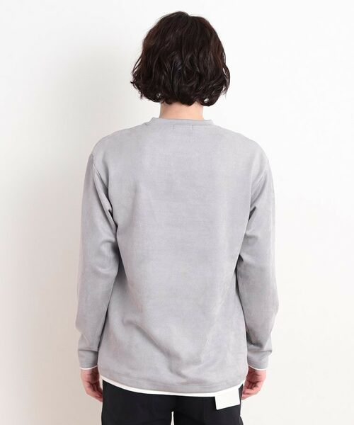 THE SHOP TK / ザ ショップ ティーケー カットソー | スウェードタッチフェイクレイヤードプルオーバー | 詳細19
