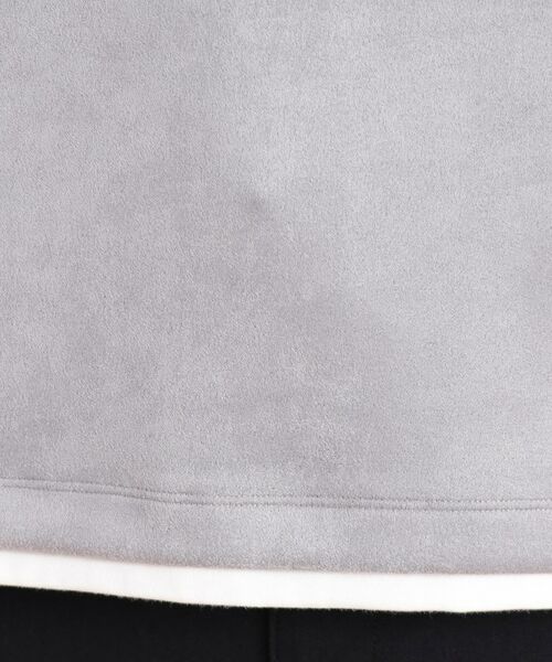 THE SHOP TK / ザ ショップ ティーケー カットソー | スウェードタッチフェイクレイヤードプルオーバー | 詳細4