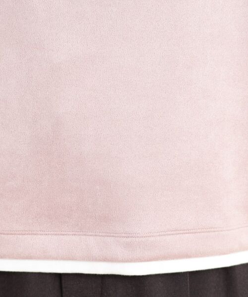 THE SHOP TK / ザ ショップ ティーケー カットソー | スウェードタッチフェイクレイヤードプルオーバー | 詳細8