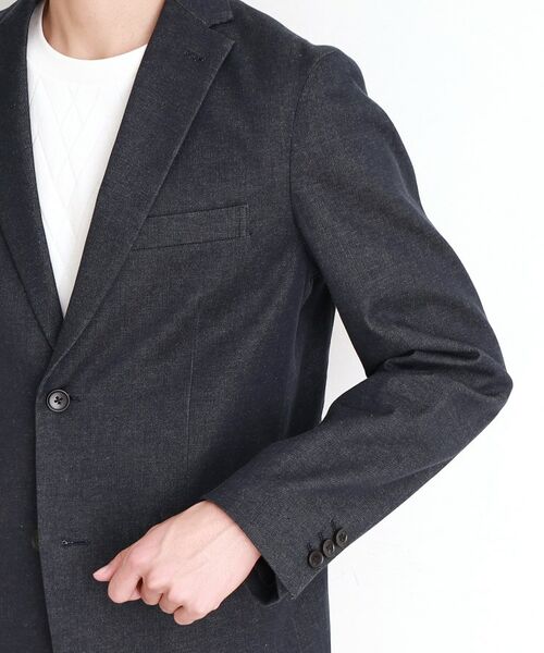 THE SHOP TK / ザ ショップ ティーケー テーラードジャケット | エバーデニムジャケット セットアップ可／洗える／ストレッチ | 詳細24