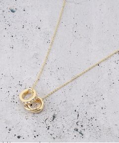 THE SHOP TK / ザ ショップ ティーケー ネックレス・ペンダント・チョーカー | ロンデルダブルリングネックレス