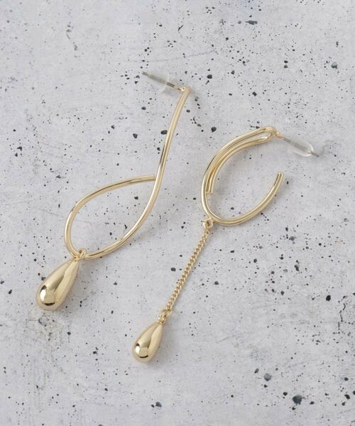 THE SHOP TK / ザ ショップ ティーケー ピアス・イヤリング | 変形アシメアソート | 詳細1