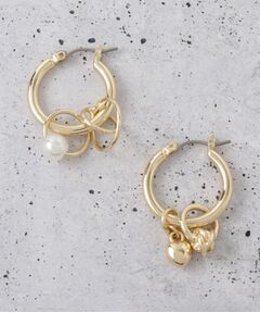 THE SHOP TK / ザ ショップ ティーケー ピアス・イヤリング | 2WAYループパール調ピアス