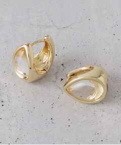 THE SHOP TK / ザ ショップ ティーケー ピアス・イヤリング | クリアドロップメタルコンビピアス