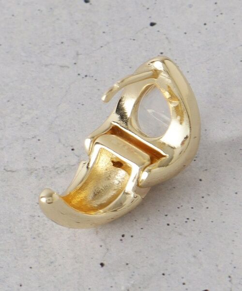 THE SHOP TK / ザ ショップ ティーケー ピアス・イヤリング | クリアドロップメタルコンビピアス | 詳細3