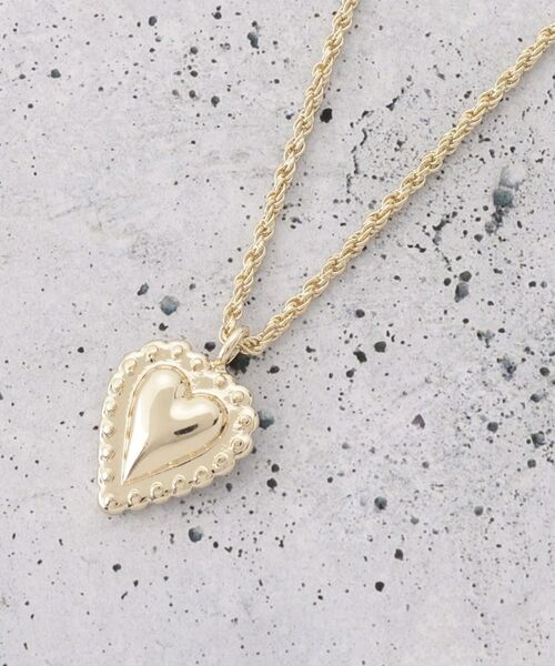 THE SHOP TK / ザ ショップ ティーケー ネックレス・ペンダント・チョーカー | アンティーク風ハートネックレス | 詳細1