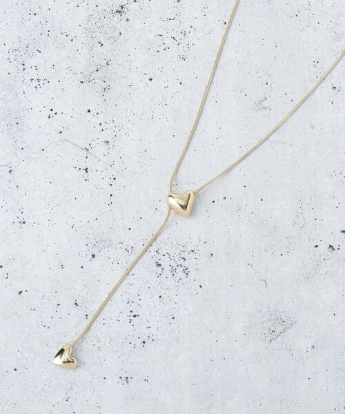 THE SHOP TK / ザ ショップ ティーケー ネックレス・ペンダント・チョーカー | カラービジューラリエット(ハートゴールド(107))