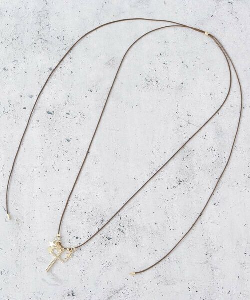 THE SHOP TK / ザ ショップ ティーケー ネックレス・ペンダント・チョーカー | 蝋引きクロスチョーカー | 詳細2