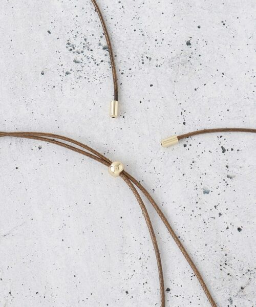 THE SHOP TK / ザ ショップ ティーケー ネックレス・ペンダント・チョーカー | 蝋引きクロスチョーカー | 詳細3