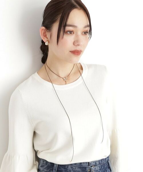 THE SHOP TK / ザ ショップ ティーケー ネックレス・ペンダント・チョーカー | 蝋引きクロスチョーカー | 詳細5