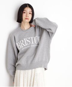 THE SHOP TK / ザ ショップ ティーケー カットソー | スウェットライクロゴニット