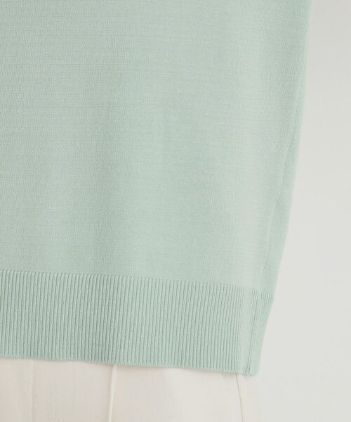 THE SHOP TK / ザ ショップ ティーケー ニット・セーター | 【接触冷感/体型カバー】7分袖フレアニット/洗濯機OK/ＵＶケア | 詳細30