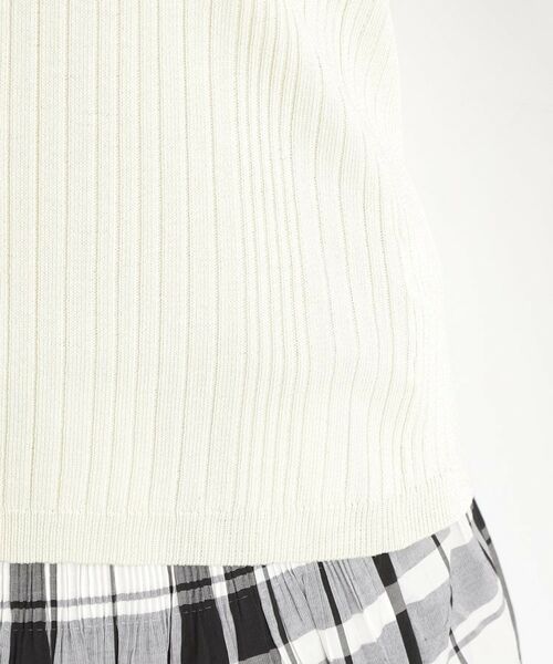 THE SHOP TK / ザ ショップ ティーケー ニット・セーター | ラインリブプルオーバー【洗濯機OK】 | 詳細16