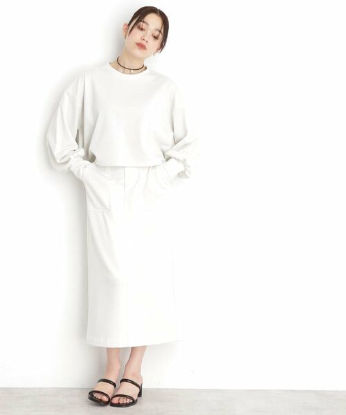 THE SHOP TK / ザ ショップ ティーケー カットソー | ラメ裏毛パフスリーブ【洗える】 | 詳細3