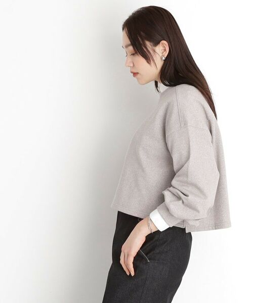 THE SHOP TK / ザ ショップ ティーケー カットソー | ラメ裏毛パフスリーブ【洗える】 | 詳細5