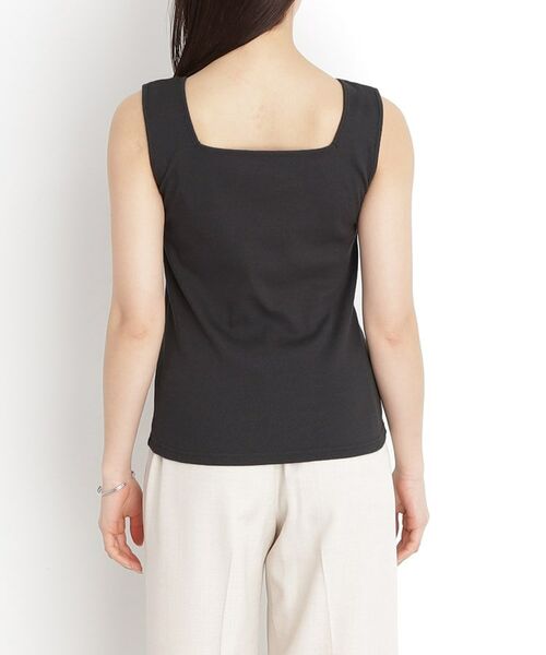 THE SHOP TK / ザ ショップ ティーケー キャミソール・チューブトップ | 【前後2WAY】スクエアリブタンク/洗える | 詳細25