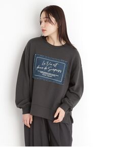 THE SHOP TK / ザ ショップ ティーケー カットソー | 【アソート】裏毛ロゴプルオーバー/洗える