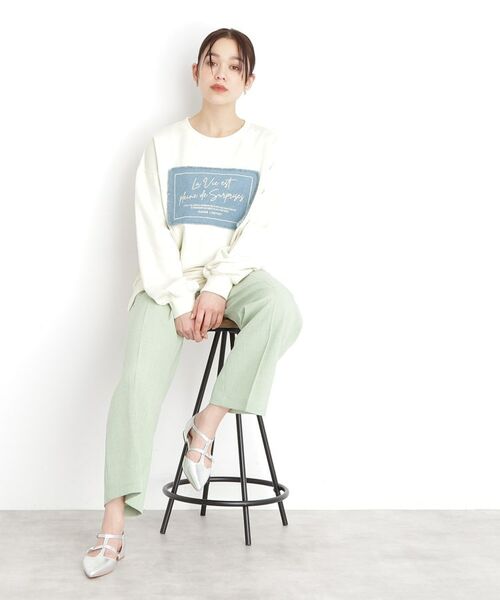 THE SHOP TK / ザ ショップ ティーケー カットソー | 【アソート】裏毛ロゴプルオーバー/洗える | 詳細11