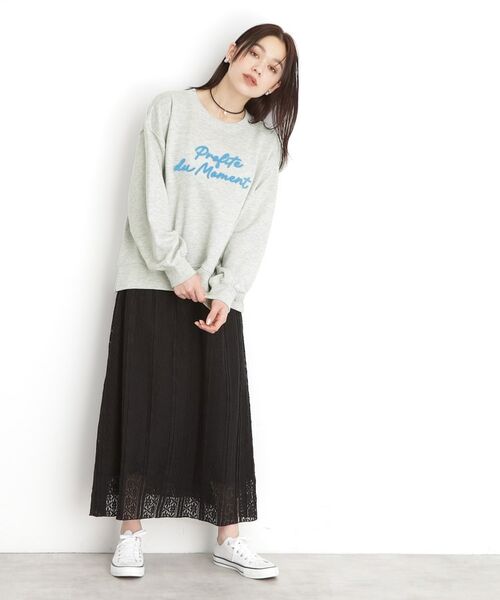 THE SHOP TK / ザ ショップ ティーケー カットソー | 【アソート】裏毛ロゴプルオーバー/洗える | 詳細14