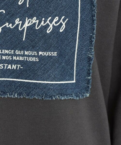 THE SHOP TK / ザ ショップ ティーケー カットソー | 【アソート】裏毛ロゴプルオーバー/洗える | 詳細8