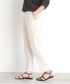 THE SHOP TK / ザ ショップ ティーケー ショート・ハーフ・半端丈パンツ | 【XS-XLサイズ】麻調テーパードパンツ/洗濯機OK/from the VOICE