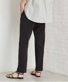 THE SHOP TK / ザ ショップ ティーケー ショート・ハーフ・半端丈パンツ | 【XS-XLサイズ】麻調テーパードパンツ/洗濯機OK/from the VOICE