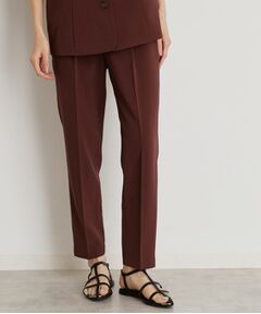 THE SHOP TK / ザ ショップ ティーケー ショート・ハーフ・半端丈パンツ | 【XS-XLサイズ】麻調テーパードパンツ/洗濯機OK/from the VOICE