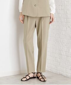 THE SHOP TK / ザ ショップ ティーケー ショート・ハーフ・半端丈パンツ | 【XS-XLサイズ】麻調テーパードパンツ/洗濯機OK/from the VOICE