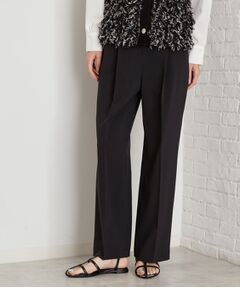 THE SHOP TK / ザ ショップ ティーケー パンツ | 【XS-XLサイズ】麻調ワイドパンツ/洗濯機OK/from the VOICE