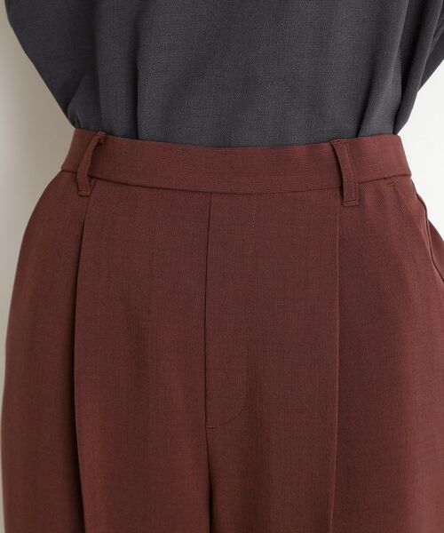 THE SHOP TK / ザ ショップ ティーケー パンツ | 【XS-XLサイズ】麻調ワイドパンツ/洗濯機OK/from the VOICE | 詳細28