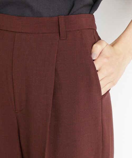 THE SHOP TK / ザ ショップ ティーケー パンツ | 【XS-XLサイズ】麻調ワイドパンツ/洗濯機OK/from the VOICE | 詳細30