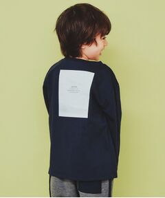 THE SHOP TK / ザ ショップ ティーケー カットソー | 【120－150】フォトプリント長袖Tシャツ/洗濯機OK