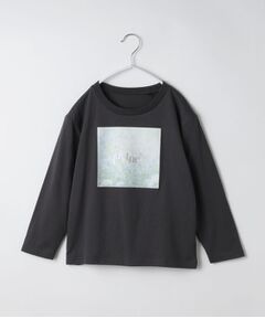 THE SHOP TK / ザ ショップ ティーケー Tシャツ | 【120-150】ロゴプリントアソート長袖Tシャツ/洗濯機OK