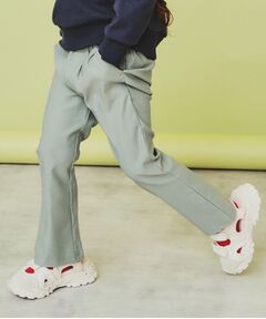 THE SHOP TK / ザ ショップ ティーケー パンツ | 【110-150】のびーるフレアパンツ/洗濯機OK