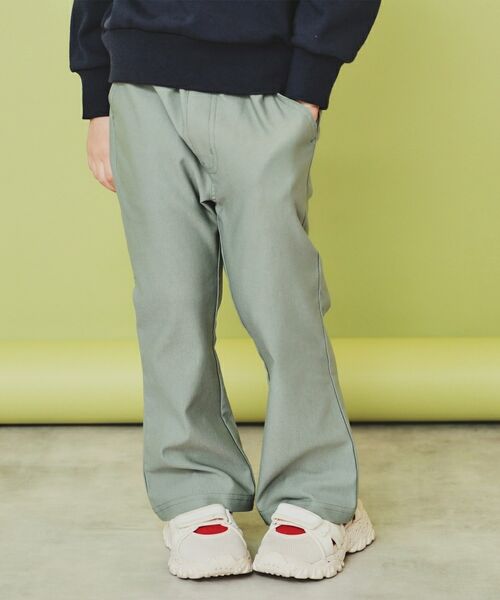 THE SHOP TK / ザ ショップ ティーケー パンツ | 【110-150】のびーるフレアパンツ/洗濯機OK | 詳細11