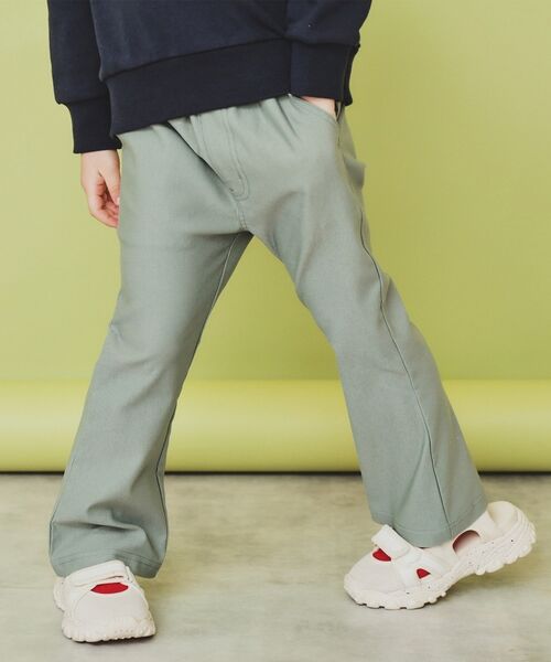 THE SHOP TK / ザ ショップ ティーケー パンツ | 【110-150】のびーるフレアパンツ/洗濯機OK | 詳細13