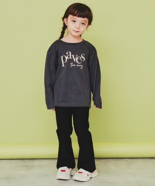 THE SHOP TK / ザ ショップ ティーケー パンツ | 【110-150】のびーるフレアパンツ/洗濯機OK | 詳細14