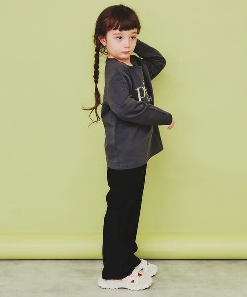 THE SHOP TK / ザ ショップ ティーケー パンツ | 【110-150】のびーるフレアパンツ/洗濯機OK | 詳細15