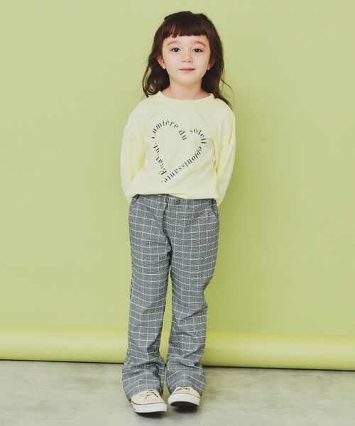 THE SHOP TK / ザ ショップ ティーケー パンツ | 【110-150】のびーるフレアパンツ/洗濯機OK | 詳細5