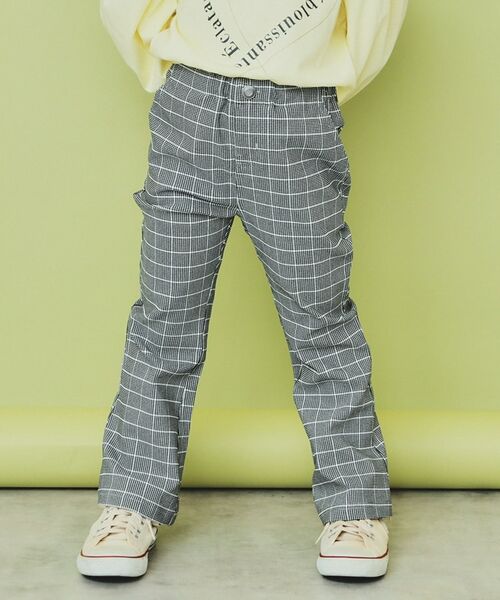 THE SHOP TK / ザ ショップ ティーケー パンツ | 【110-150】のびーるフレアパンツ/洗濯機OK | 詳細9