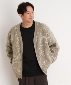 THE SHOP TK / ザ ショップ ティーケー カーディガン・ボレロ | モールジャカードカーディガン