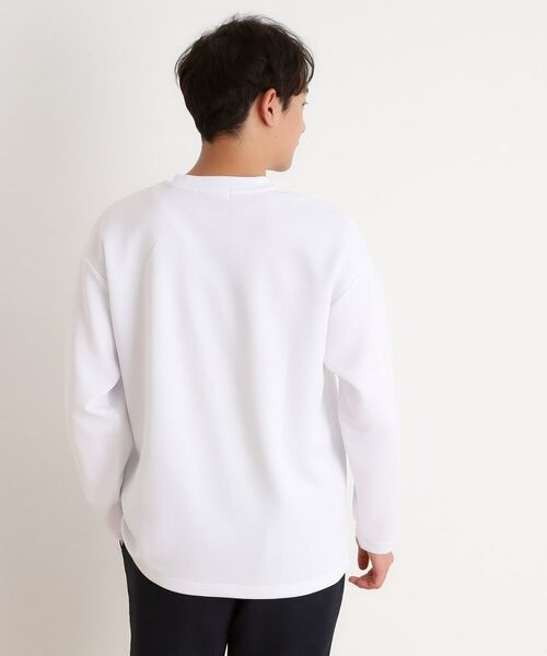 THE SHOP TK / ザ ショップ ティーケー Tシャツ | フラワー刺繍＋グラフィックロングTシャツ | 詳細2