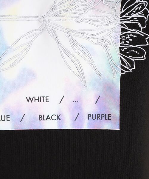 THE SHOP TK / ザ ショップ ティーケー Tシャツ | フラワー刺繍＋グラフィックロングTシャツ | 詳細8