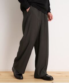 THE SHOP TK / ザ ショップ ティーケー パンツ | ツイルワイドスラックス