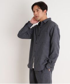 THE SHOP TK / ザ ショップ ティーケー シャツ・ブラウス | リネンライクレギュラーカラーシャツ セットアップ可