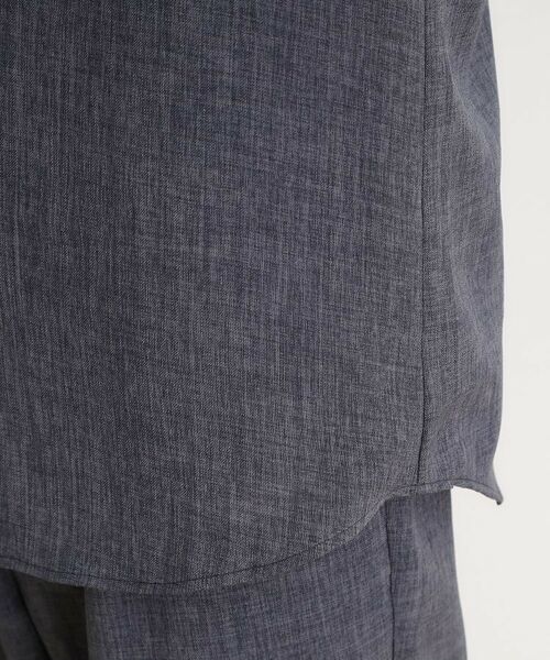 THE SHOP TK / ザ ショップ ティーケー シャツ・ブラウス | リネンライクレギュラーカラーシャツ セットアップ可 | 詳細7