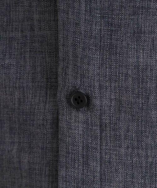 THE SHOP TK / ザ ショップ ティーケー シャツ・ブラウス | リネンライクレギュラーカラーシャツ セットアップ可 | 詳細8